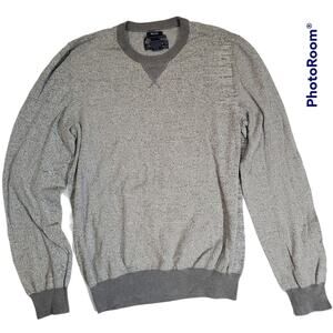 American Rag | Grey Heathered Long Sleeve Knit Shirt | Size Medium